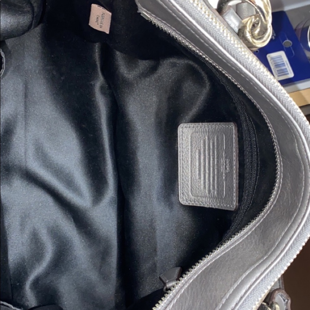 Coach Purse -Gray - image 6